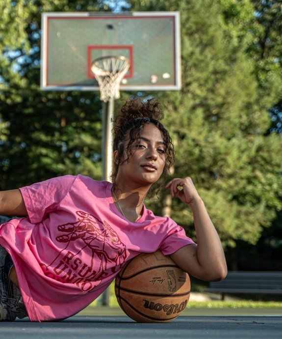 RSUME Duo Graphic Pink Tee